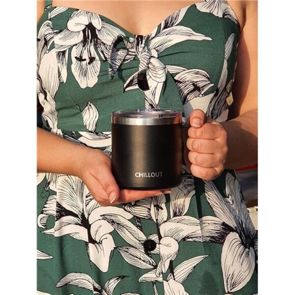 Stainless Steel 16 oz Vacuum Insulated Coffee Mug with Handle &Lid,Large Thermal - Picture 5 of 7